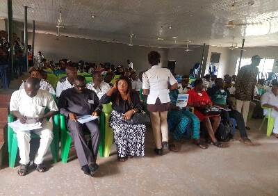 Cross section of delegates from  health institutions within Edo state.